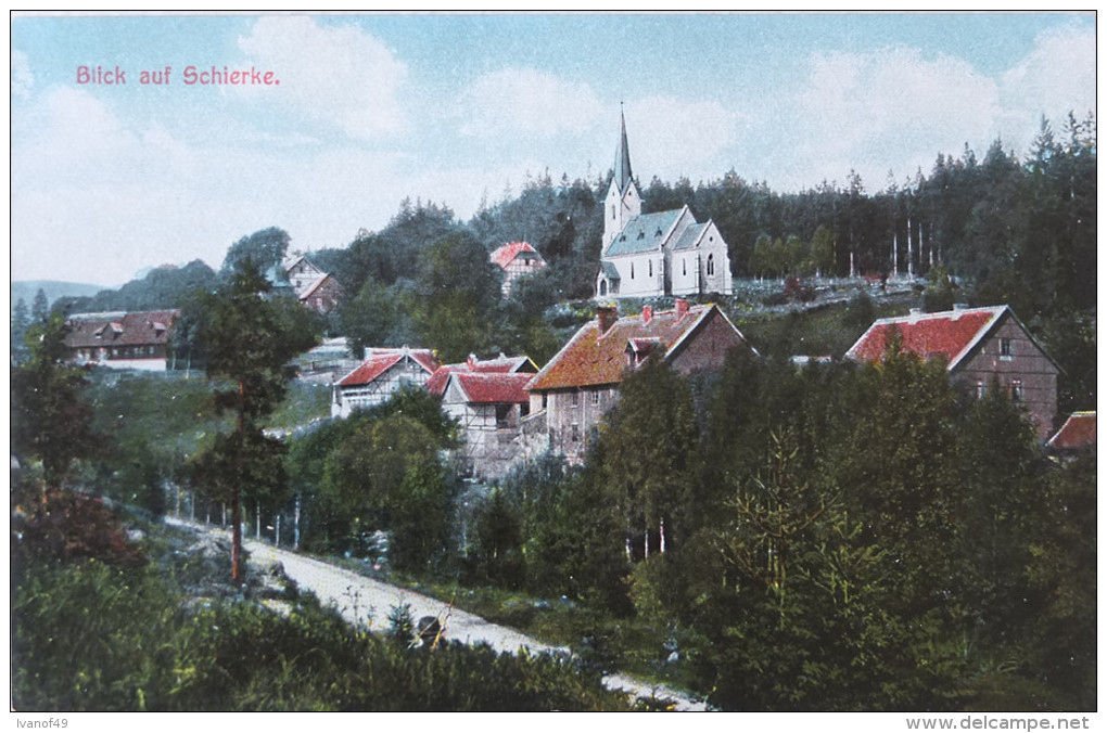 ALLEMAGNE -  SCHIERKE - CPA - Blick Auf Schierk - Schierke