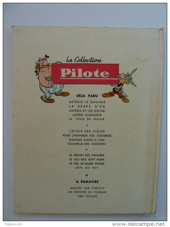 Astérix,  Astérix Et Cléopâtre, En EO 1ere édition Col. Pilote, 1965 En BE++ - Astérix