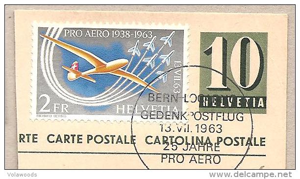 Svizzera - Serie Completa Usata: Pro Aereo Su Frammento Intero Postale - 1963 * G - Usati