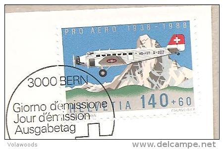 Svizzera - Serie Completa Usata: Pro Aereo Su Frammento - 1988 * G - Gebraucht