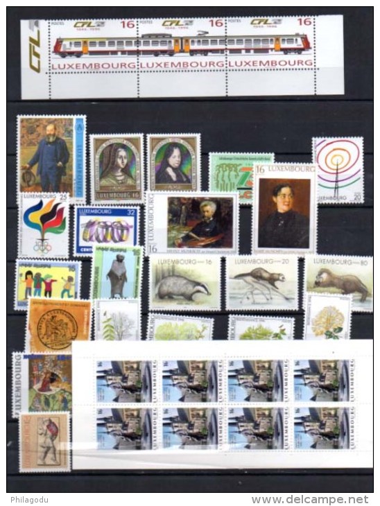 1996, Europa, Oiseaux,  Fleurs, Entre 1335 / 1359**, Cote 59 €, - Neufs