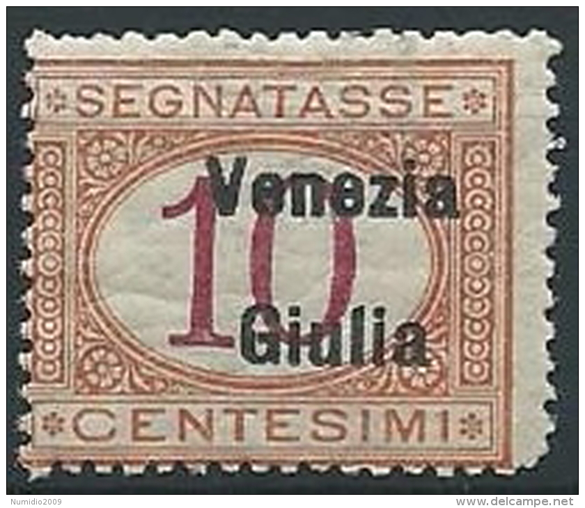 1918 VENEZIA GIULIA SEGNATASSE 10 CENT MNH ** - ED521 - Vénétie Julienne