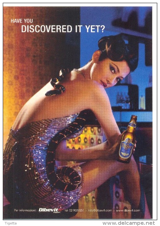 PROMOCARD N°  7629   BIRRA TIGER - Pubblicitari