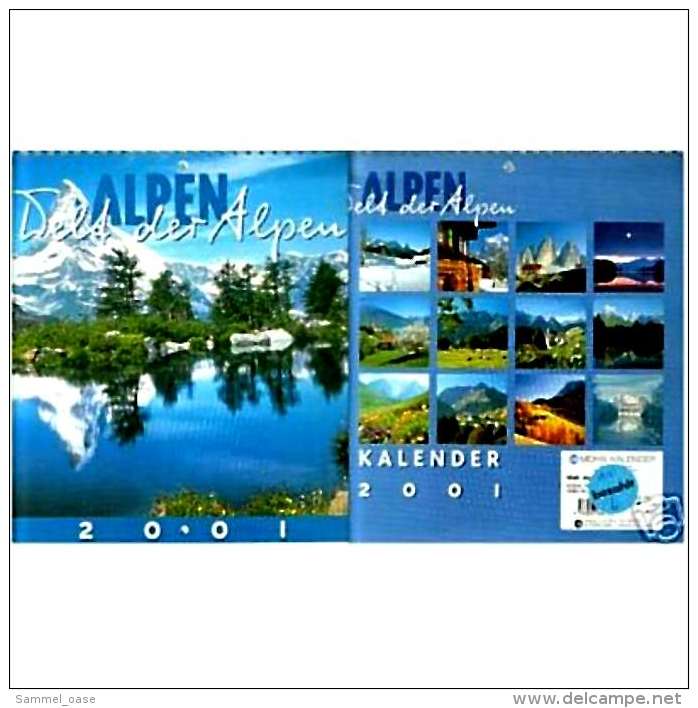 Foto Kalender Alpen 2001  -  Schöne Motive  -  25,5 X 25,5 Cm - Calendriers
