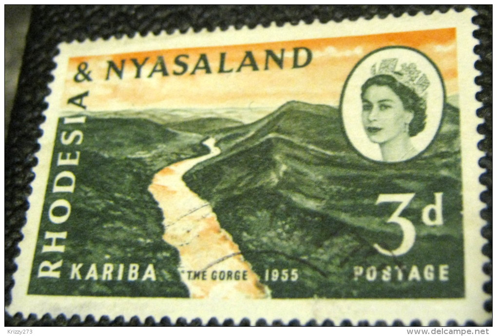 Rhodesia And Nyasaland 1960 Opening Of The Kariba Powerplant 3d - Used - Rhodesia & Nyasaland (1954-1963)