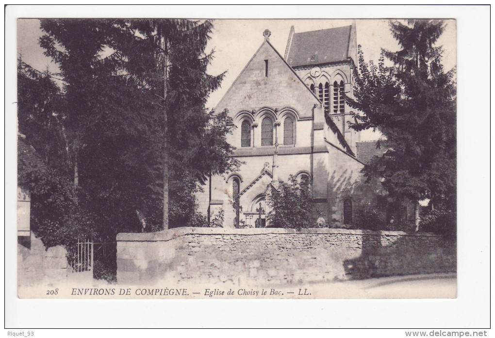 208-ENVIRONS DE COMPIEGNE- Eglise De Choisy Le Bac - LL - Other & Unclassified