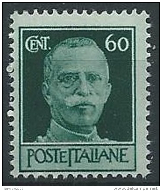 1944 LUOGOTENENZA 60 CENT FILIGRANA CORONA MNH ** - ED535 - Neufs