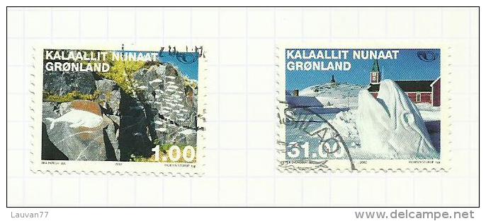 Groenland N°355, 356 Cote 9.90 Euros - Usati