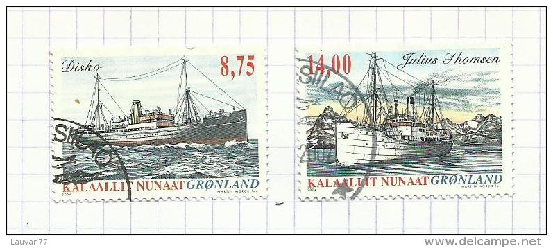 Groenland N°403, 404 Cote 7.95 Euros - Usati
