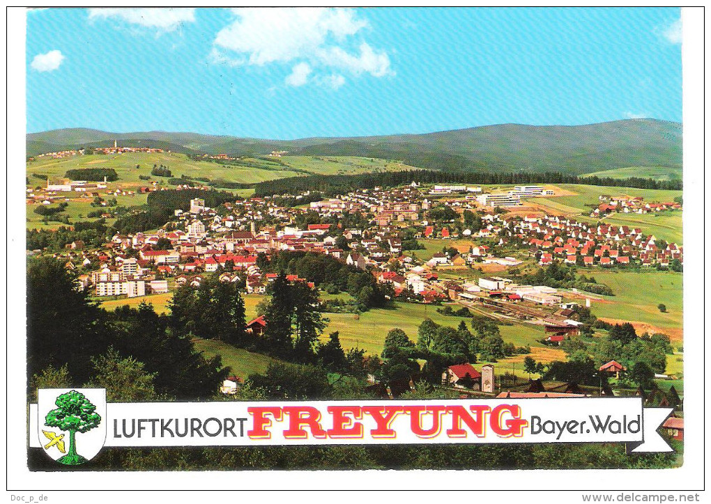 Deutschland - Freyung Im Bayerischen Wald - Ortsansicht - Stadtwappen - Freyung