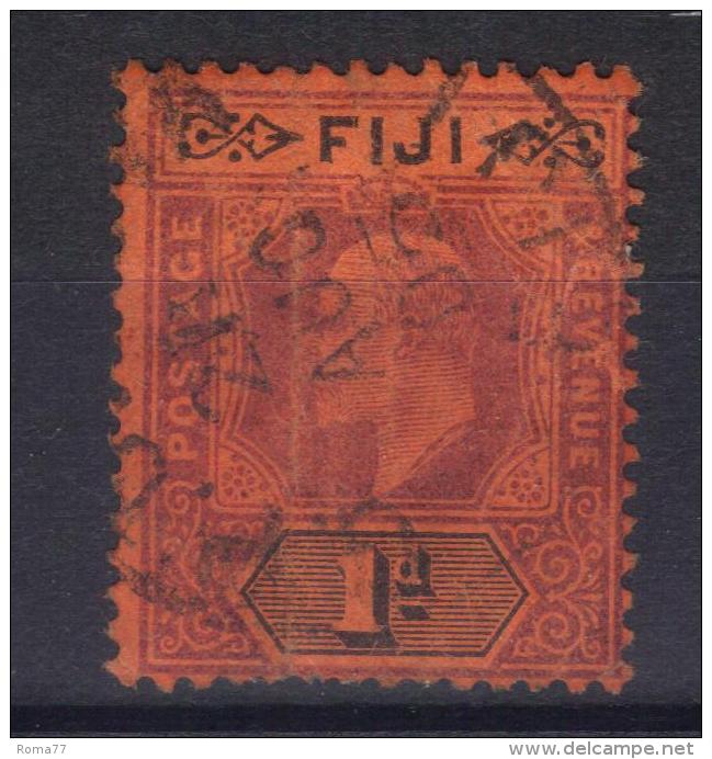 W567 - FIJI 1912 ,  Yvert N. 59  Usato - Fiji (...-1970)