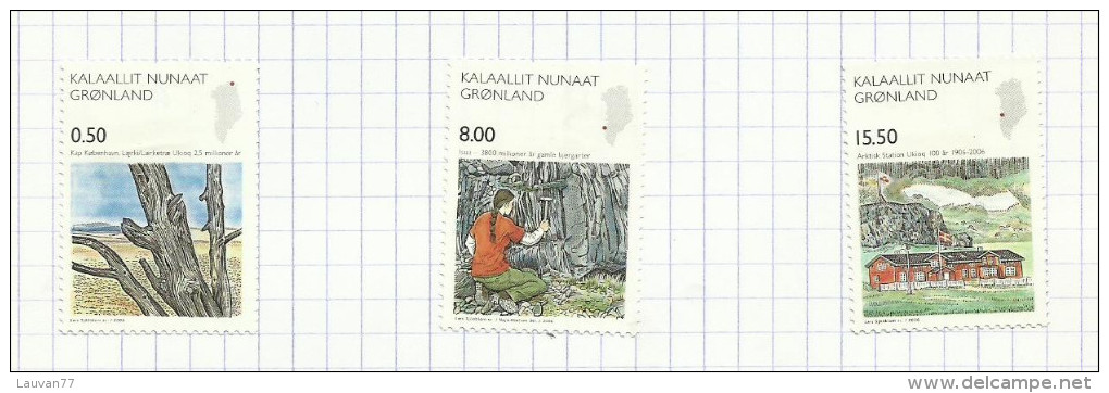 Groenland N°451 à 453 Cote 7.50 Euros - Nuovi
