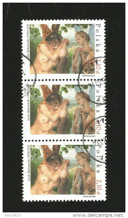 Polen / Polska 2005 , Jacek Malczewski - 3er - Gestempelt / Used / (o) - - Usados