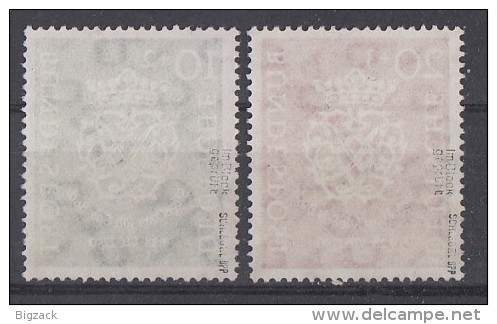 Bund Minr.121-122 Gestempelt Geprüft Schlegel BPP - Used Stamps