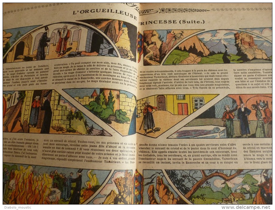 1932  "FILLETTE"  Histoires à Suivre Et Aussi Ponctuelles:  LA MERVEILLEUSE LEGENDE DE TYL Ou LA CRÊPE ENCHANTEE..etc - Fillette