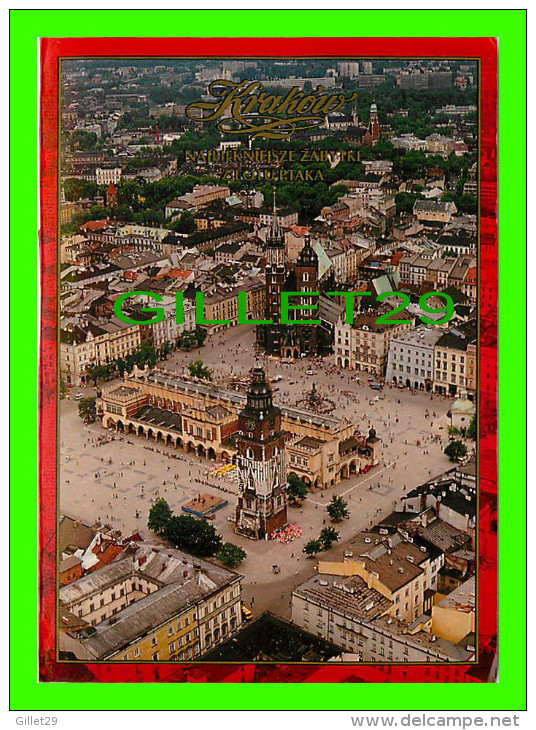 CRAVOVIE, POLOGNE - RYNEK GLOWNY W KRAKOWIE - PLACE MARCHÉ CENTRALE DE CRACOVIE - ÉDITION MARGO - - Pologne