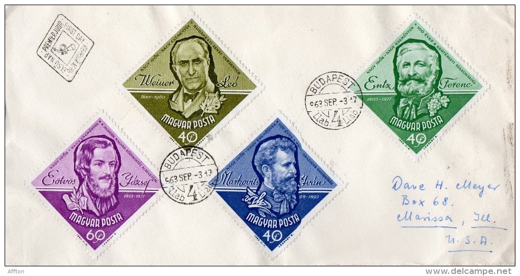 Hungary 1963 FDC - FDC