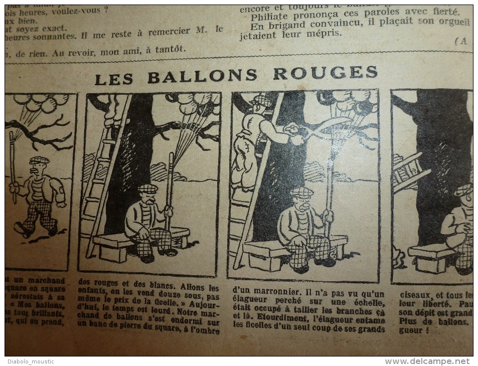 1932  Journal  "FILLETTE" Belles Histoires à Suivre Et Aussi Ponctuelles: LE CIRQUE DES PHENOMENES - Fillette