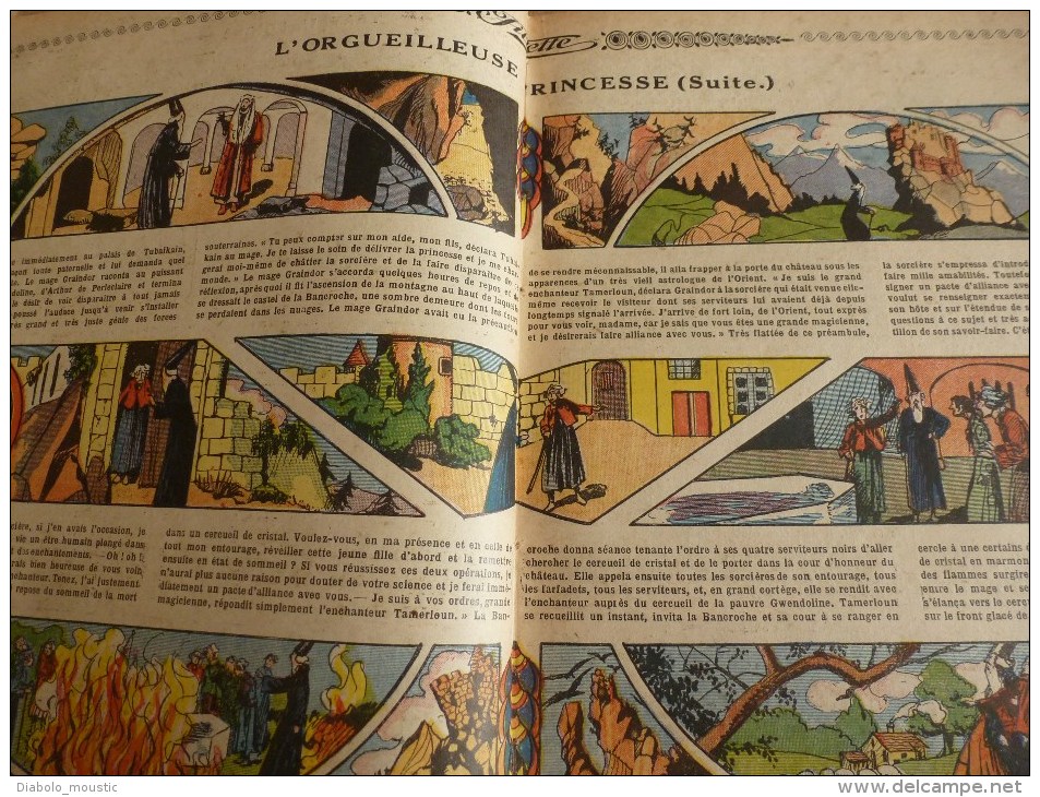 1932  Journal  "FILLETTE" Belles Histoires à Suivre Et Aussi Ponctuelles: LE CIRQUE DES PHENOMENES - Fillette