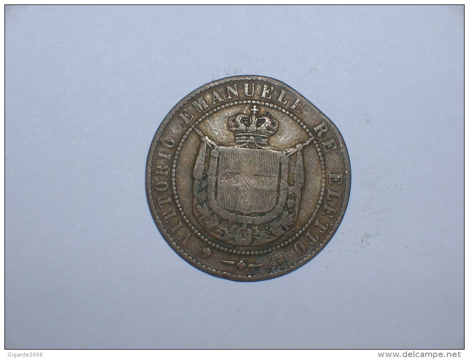 5 Centessimi 1859 Rey Electo (5352) - Piemonte-Sardinië- Italiaanse Savoie