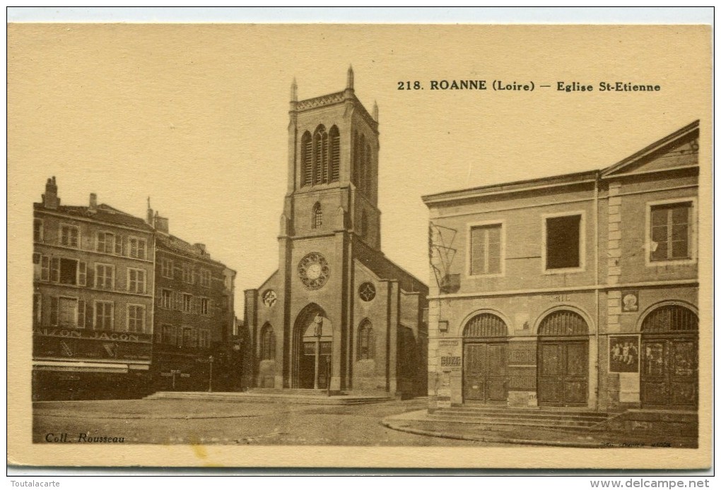 CPA 42 ROANNE EGLISE ST ETIENNE - Roanne