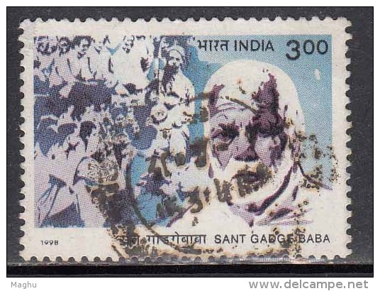 India Used 1998, Saint Gadge Baba, Social Reformer (sample Image) - Oblitérés