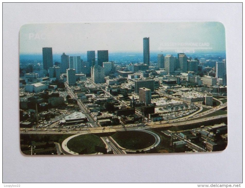 USA - GPT - Plessey Demo - Atlanta Pace 88 - White Reverse - 1988 - [3] Tarjetas Magnéticas