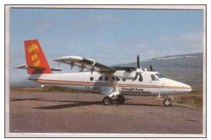 Flugfelag Nordurlands , DHC - 6 - 300 , TF-JMD C/n 475 At Akureyri/1989 - 1946-....: Moderne