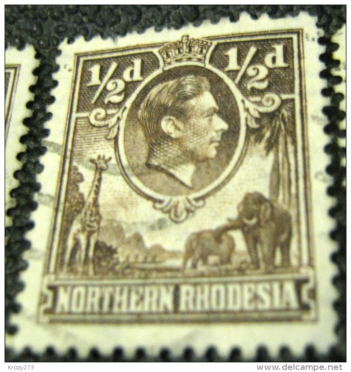 Northern Rhodesia 1938 King George VI 0.5d - Used - Rodesia Del Norte (...-1963)
