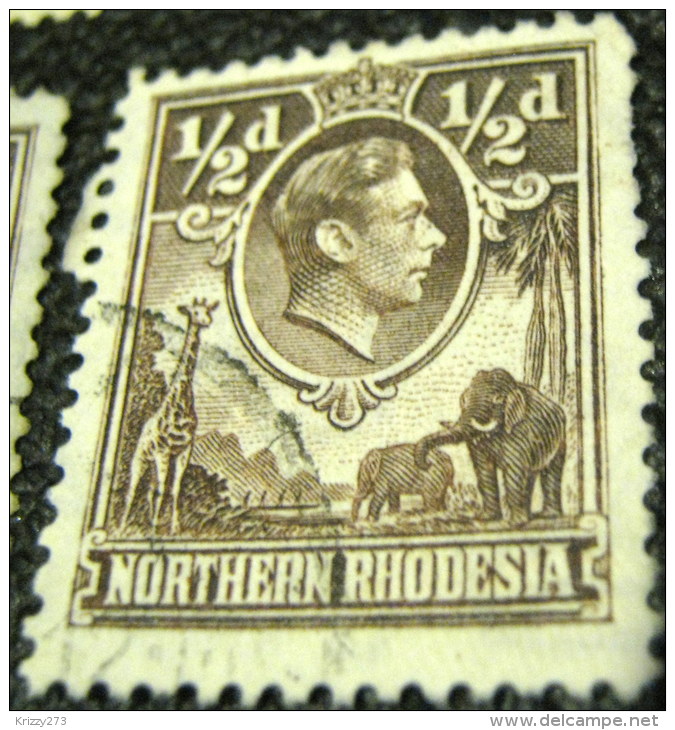 Northern Rhodesia 1938 King George VI 0.5d - Used - Northern Rhodesia (...-1963)