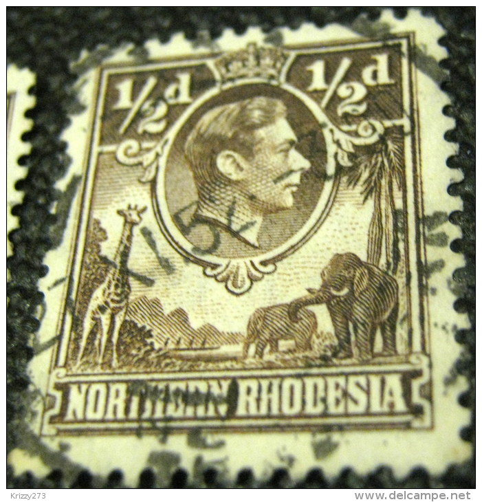 Northern Rhodesia 1938 King George VI 0.5d - Used - Northern Rhodesia (...-1963)