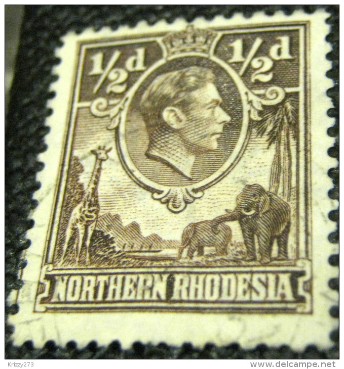 Northern Rhodesia 1938 King George VI 0.5d - Used - Rhodésie Du Nord (...-1963)