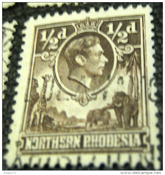 Northern Rhodesia 1938 King George VI 0.5d - Used - Rodesia Del Norte (...-1963)