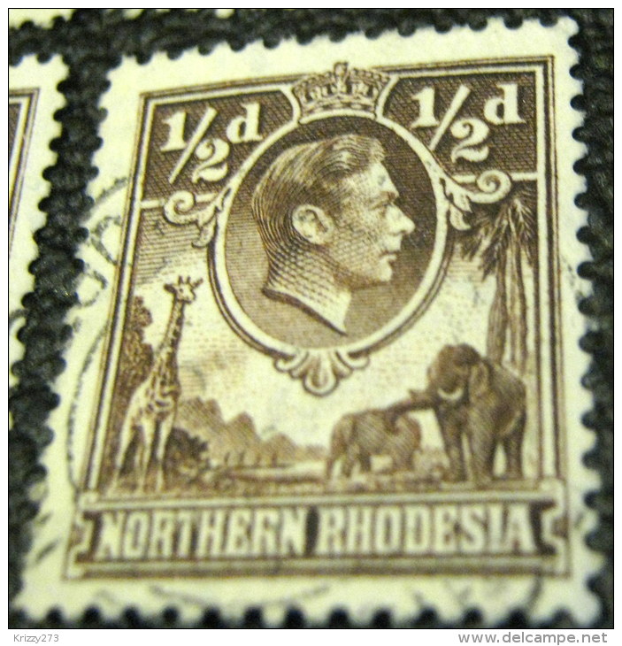 Northern Rhodesia 1938 King George VI 0.5d - Used - Northern Rhodesia (...-1963)