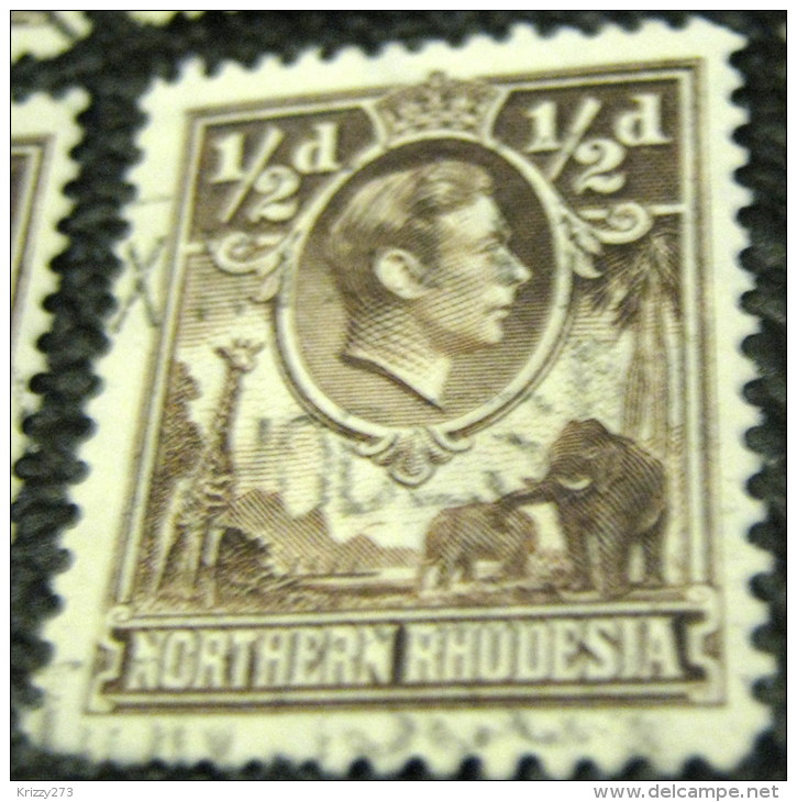 Northern Rhodesia 1938 King George VI 0.5d - Used - Rhodésie Du Nord (...-1963)