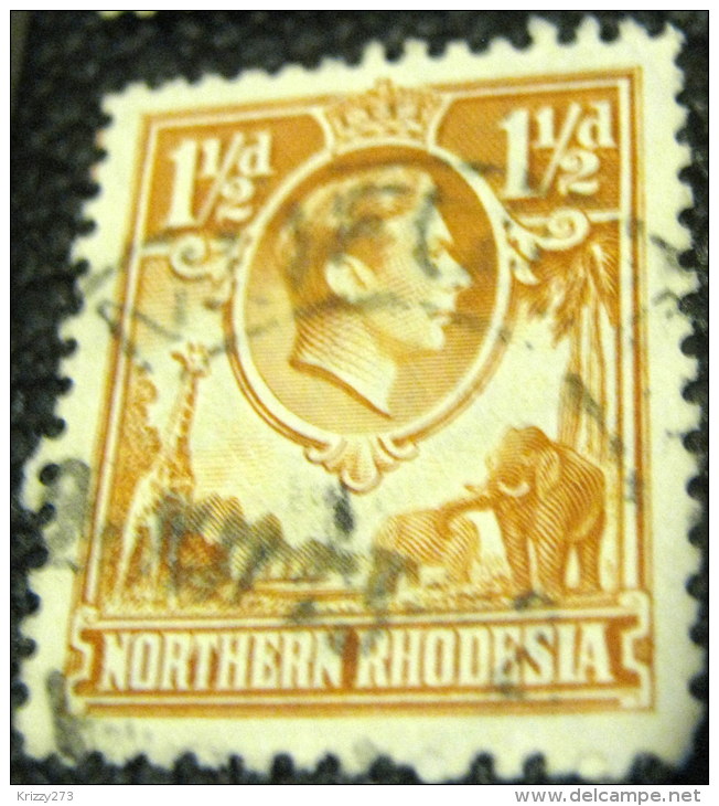 Northern Rhodesia 1938 King George VI 1.5d - Used - Rodesia Del Norte (...-1963)