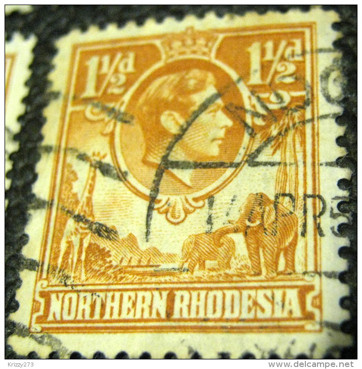 Northern Rhodesia 1938 King George VI 1.5d - Used - Northern Rhodesia (...-1963)