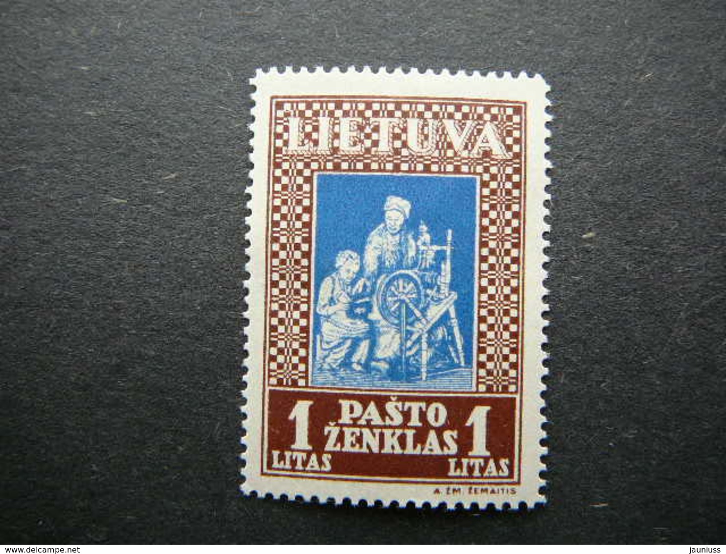 Lietuva Litauen Lituanie Litouwen Lithuania 1933 Lithuanian Child * MH # Mi. 370 A - Lituanie