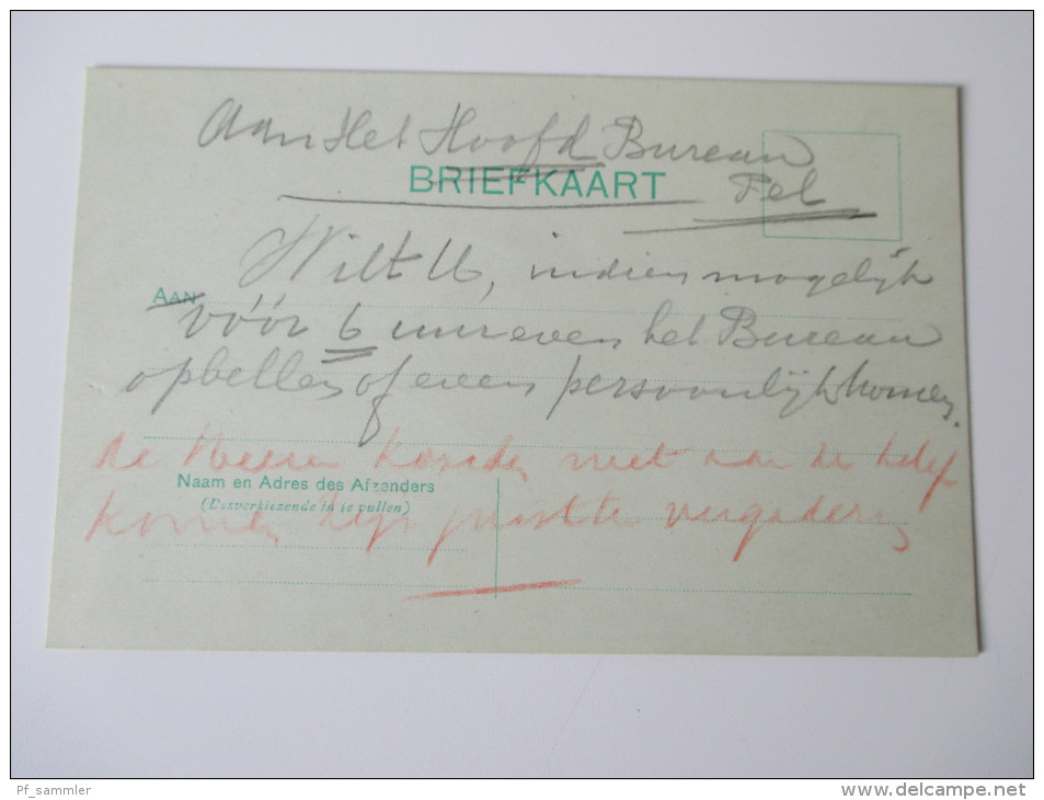 Briefkaart Kriegsgefangenenpost ?!? Leiden - Hoofdbureau.... 12. Oct. 1914 Z.O.Z (?) - Storia Postale