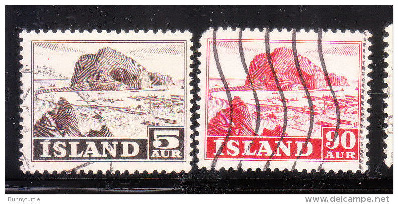 Iceland 1950-54 Harbour Views 2v Used - Usados