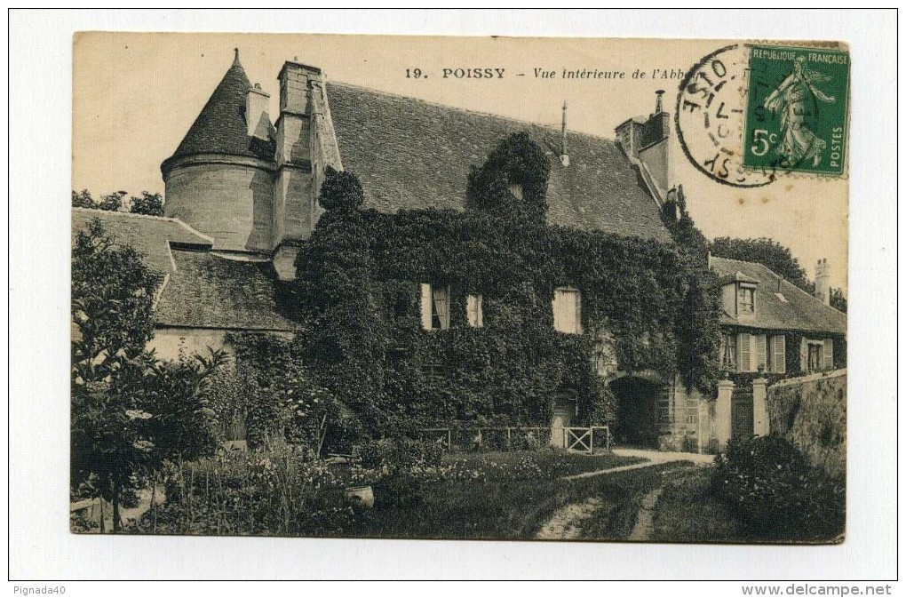 CP , 78 , POISSY , Vue Intérieure De L'Abbaye - Poissy