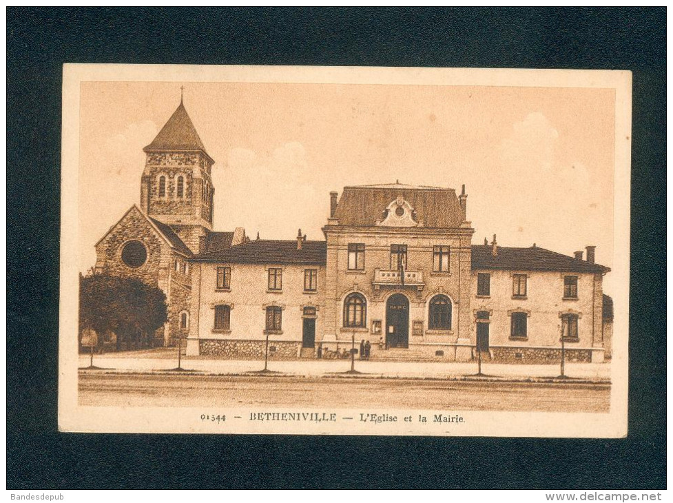 Prix Fixe - Bethiniville (51) - Eglise Et Mairie ( Ed. Avril ) - Bétheniville