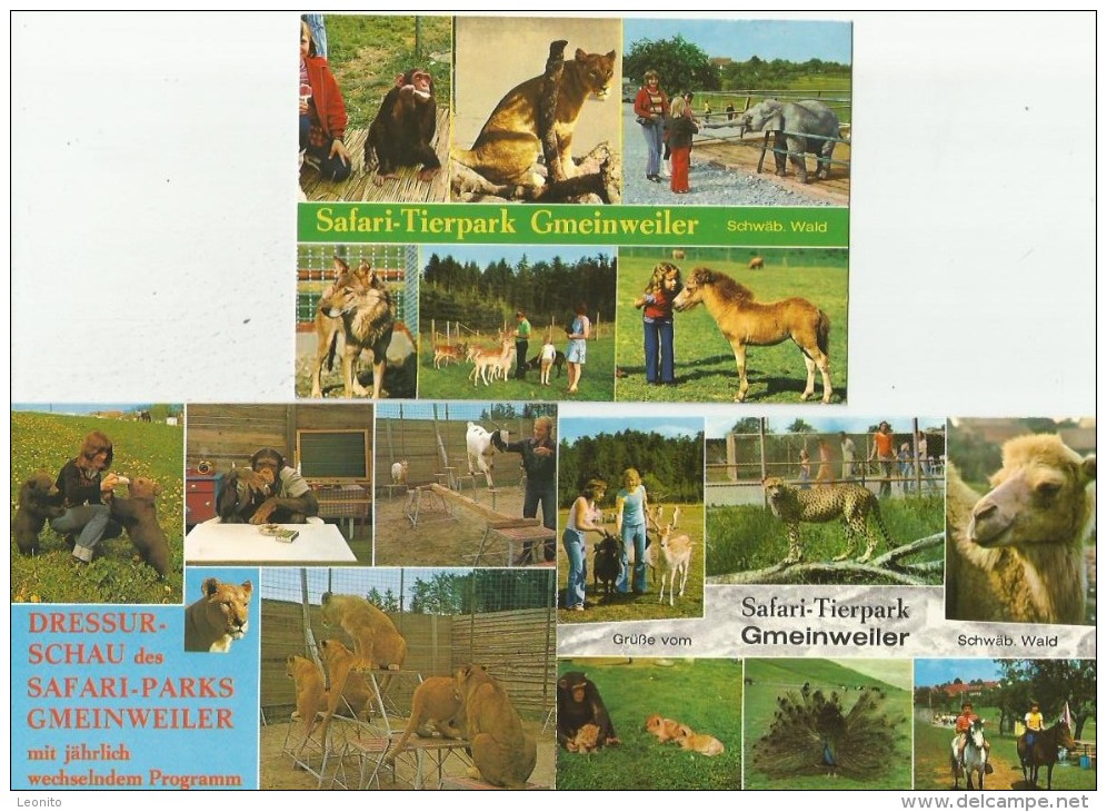 Gmeinweiler Safari Park Kaiserbach Welzheim Freizeit-Schwaben-Park Stuttgart 3 Karten - Stuttgart