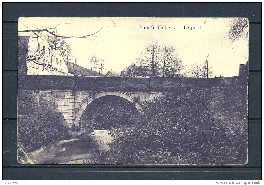 POIX ST HUBERT: Le Pont, Niet Gelopen Postkaart  (GA13376) - Autres & Non Classés