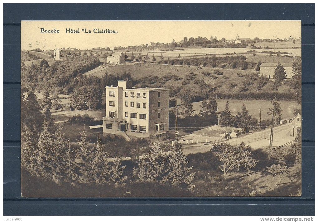 EREZEE: Hotel La Clairiére,  Gelopen Postkaart  (GA13438) - Erezée