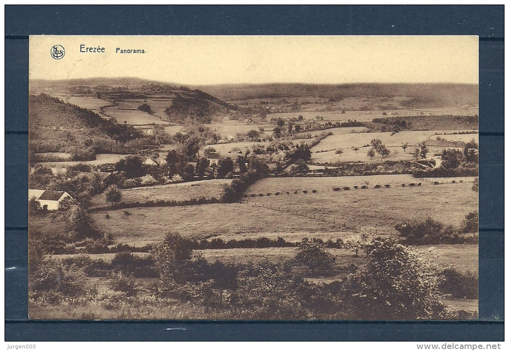 EREZEE: Panorama,  Gelopen Postkaart 1934 (GA13439) - Erezée