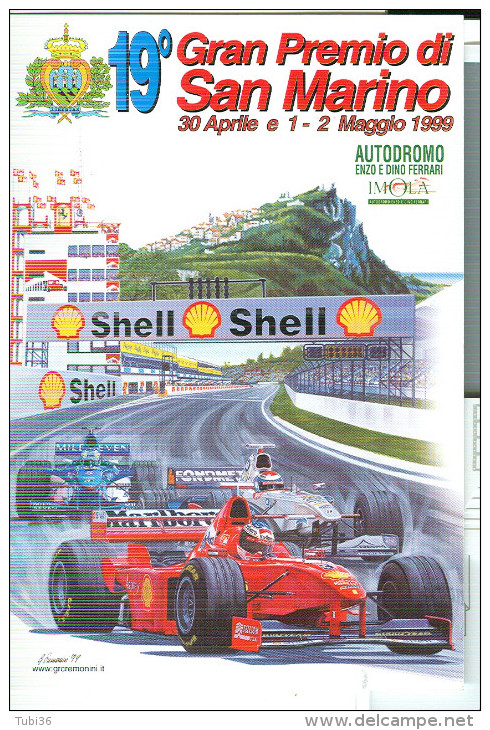 GRAN PREMIO DI SAN MARINO 1999, CAMPIONATO DEL MONDO F1, IMOLA,  N/V, FOTO CREMONINI, - Automobilismo - F1