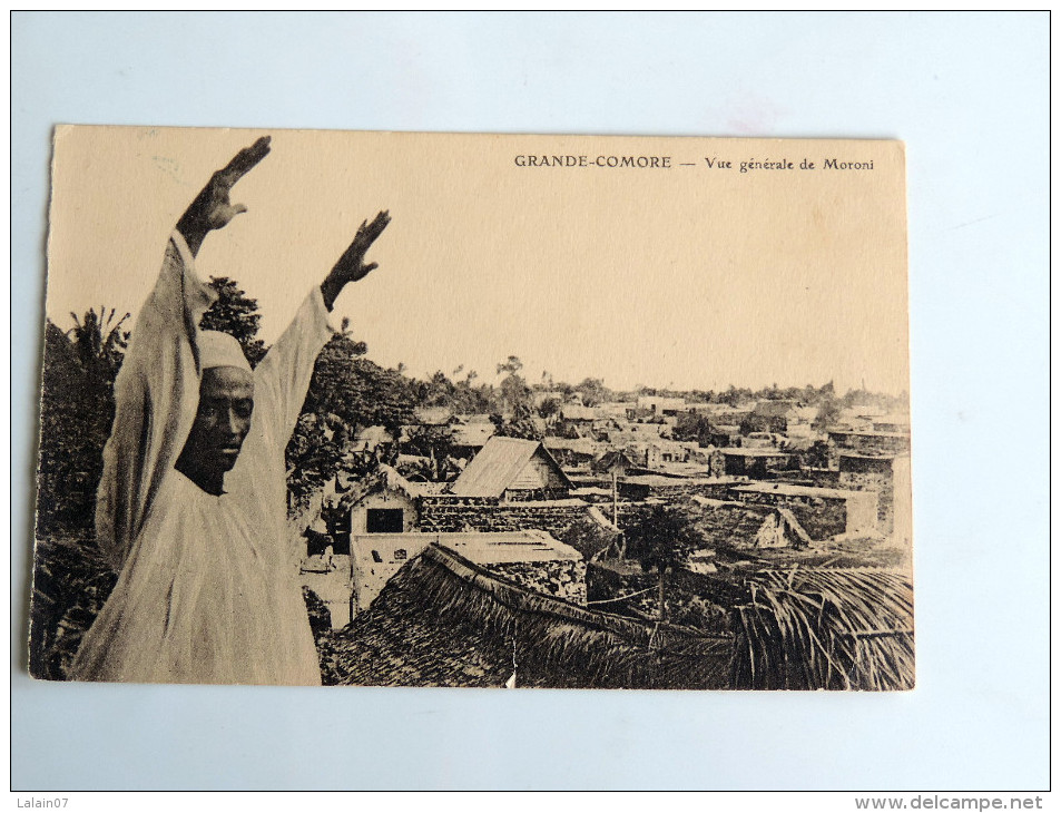 Carte Postale Ancienne : GRANDE COMORE : Vue Générale De MORONI - Comoros