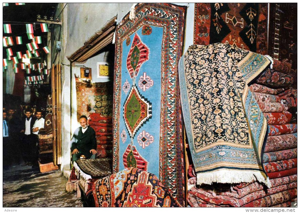 TEHERAN - CARPET BAZAAR, 4+6 R 2 Fach Frankierung - Iran