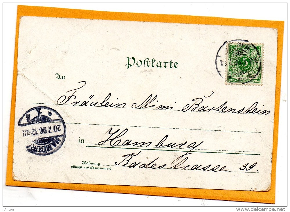 Gruss Aus Jena 1896 Postcard - Jena